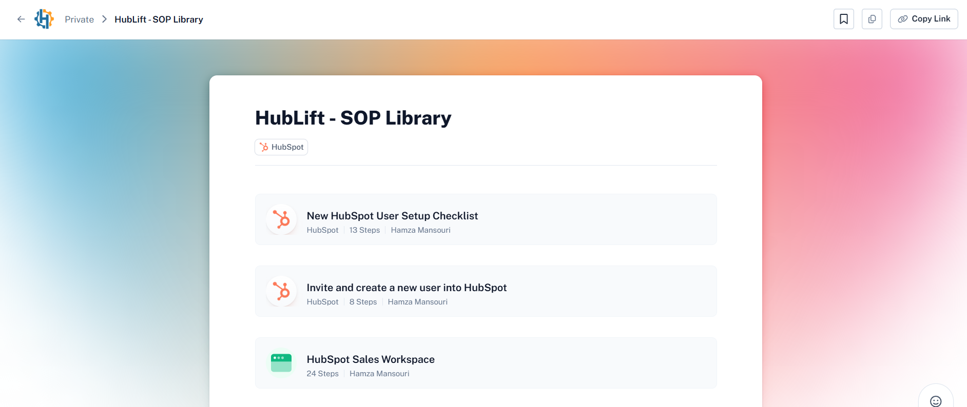 SOP Library